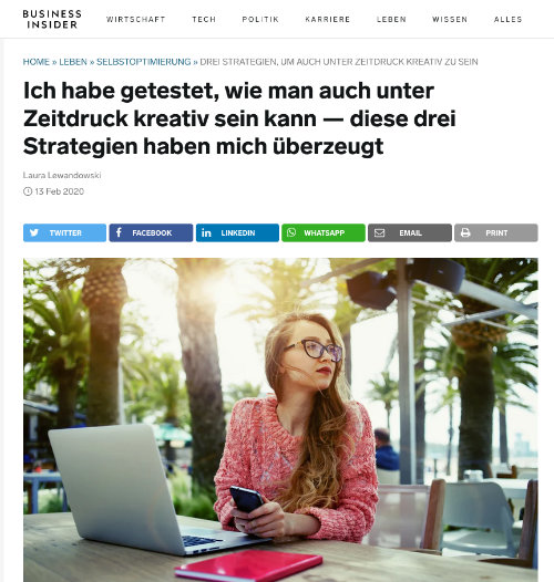 Ich habe getestet, wie man auch unter Zeitdruck kreativ sein kann — diese drei Strategien haben mich